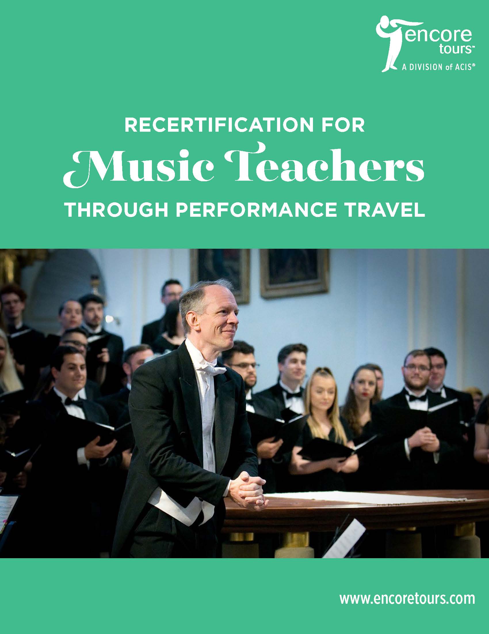 Recertification for Music Teachers Through Performance Travel PDF